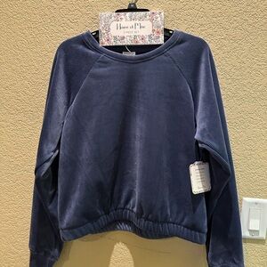 Blue Velvet Sweatshirt and pants